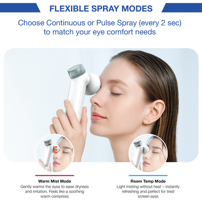 ClearMistPro™ Visioncare+ Portable Heated Eye Mist Device CMP001